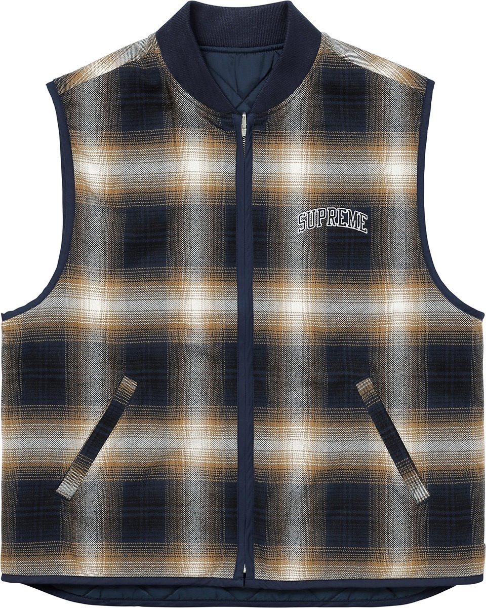 Reversible Shadow Plaid Vest view 32